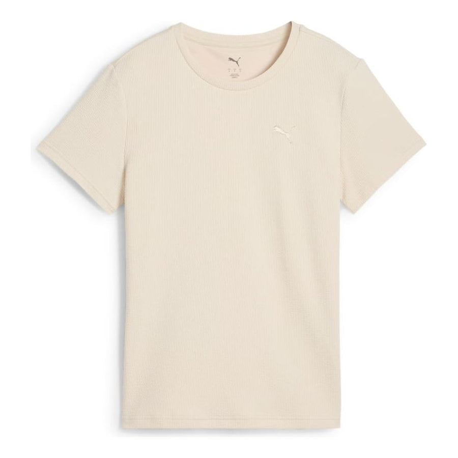 

Футболка (WMNS) PUMA Her T-Shirt 'Alpine Snow', желто-коричневый