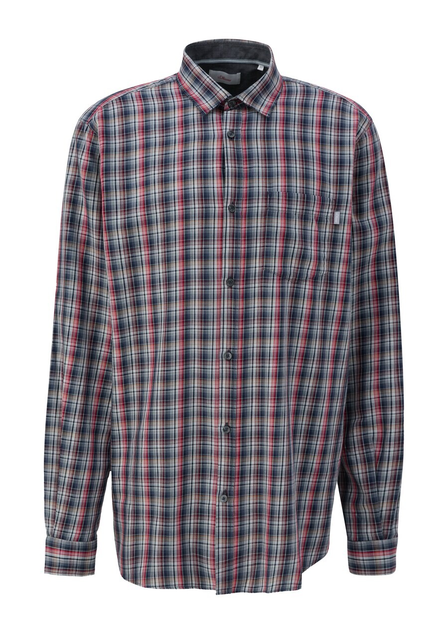 

Рубашка на пуговицах стандартного кроя s.Oliver Men Tall Sizes, разноцветный