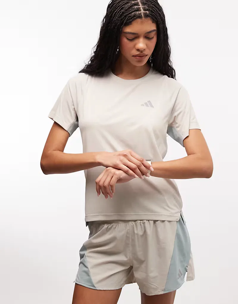 Футболка Adidas Performance Running ADI365, бежевый