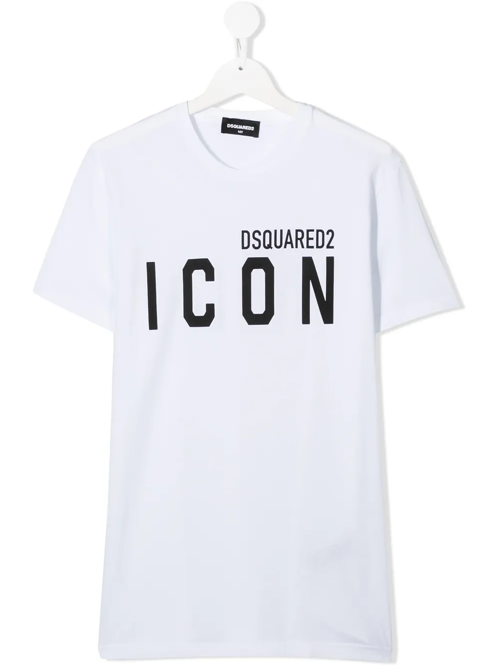 

Футболка Icon с логотипом DSQUARED2 KIDS, белый