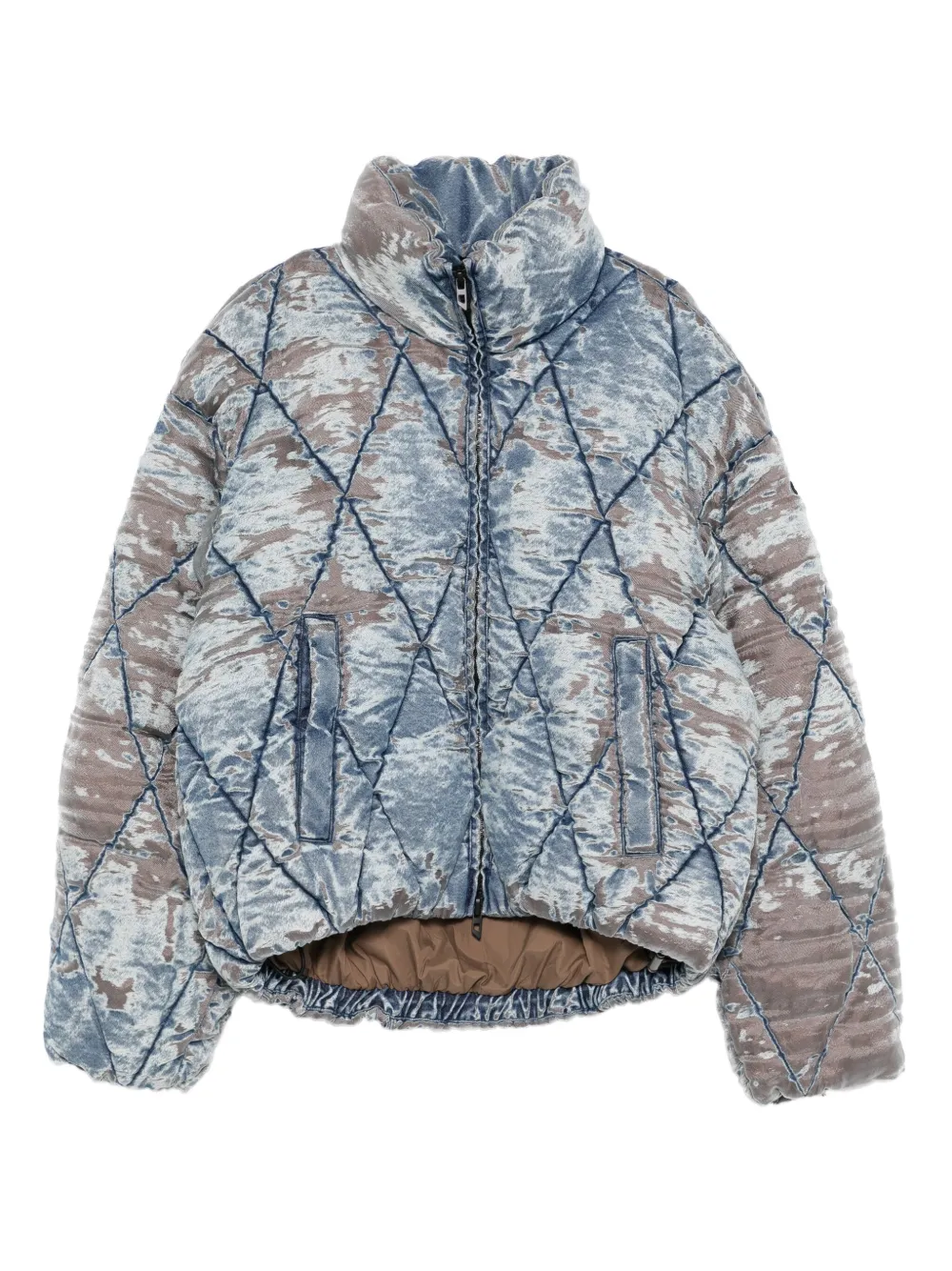 

Стеганая куртка из денима DIESEL, синий