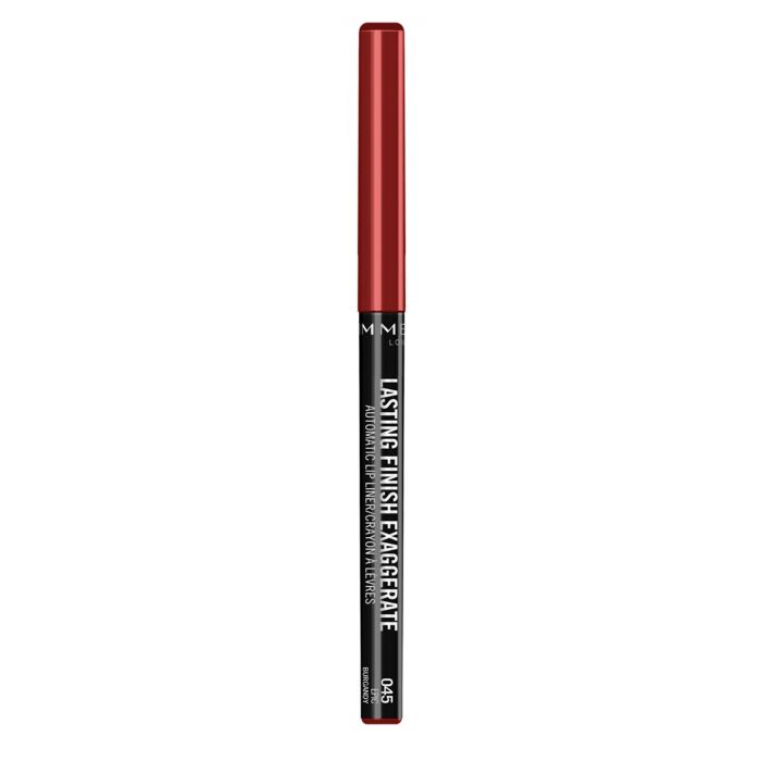 

Карандаш для губ Perfilador de Labios Lasting Finish'Exaggerate Rimmel, 045 Epic Burgandy