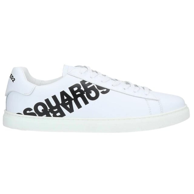 

Кроссовки с зеркальным логотипом Dsquared2, белый