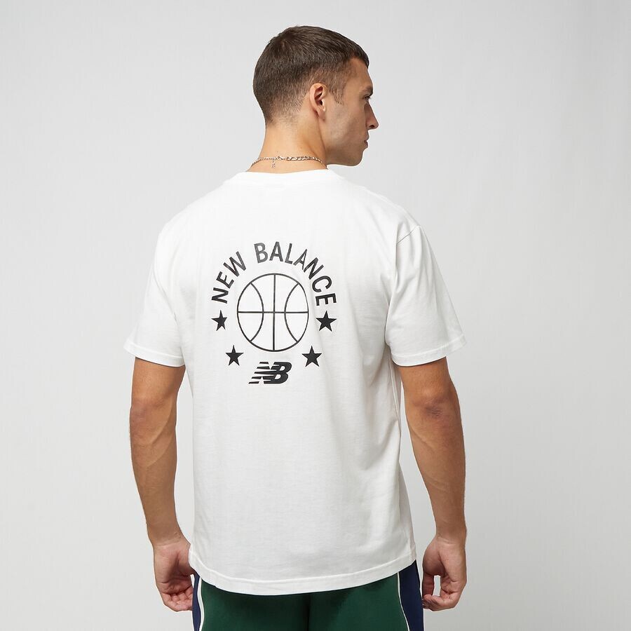 

Футболка Hoops Essentials New Balance, цвет white