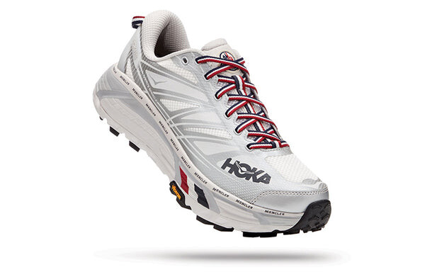 Кроссовки moncler x mafate speed 2 'nimbus cloud harbor mist' Hoka One One, белый — фото 4