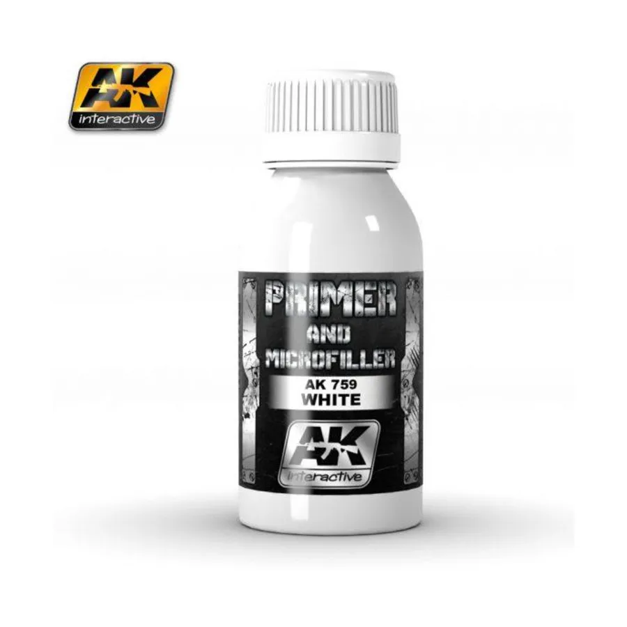 

Белый праймер и микронаполнитель (100 мл), Paint - Primer (AK-Interactive)