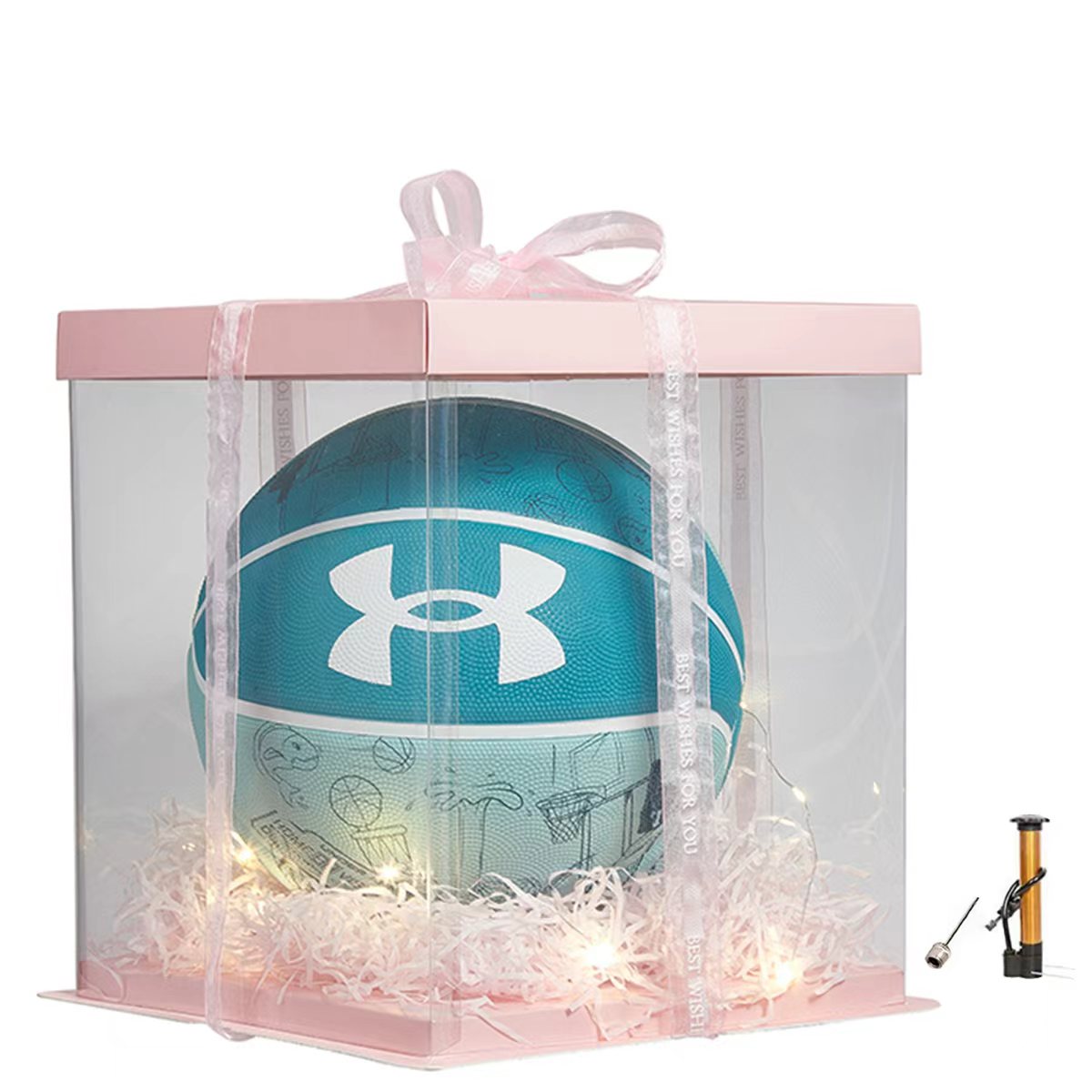 

Under Armour Резиновый баскетбольный мяч china green размер 7 тренировочный unisex