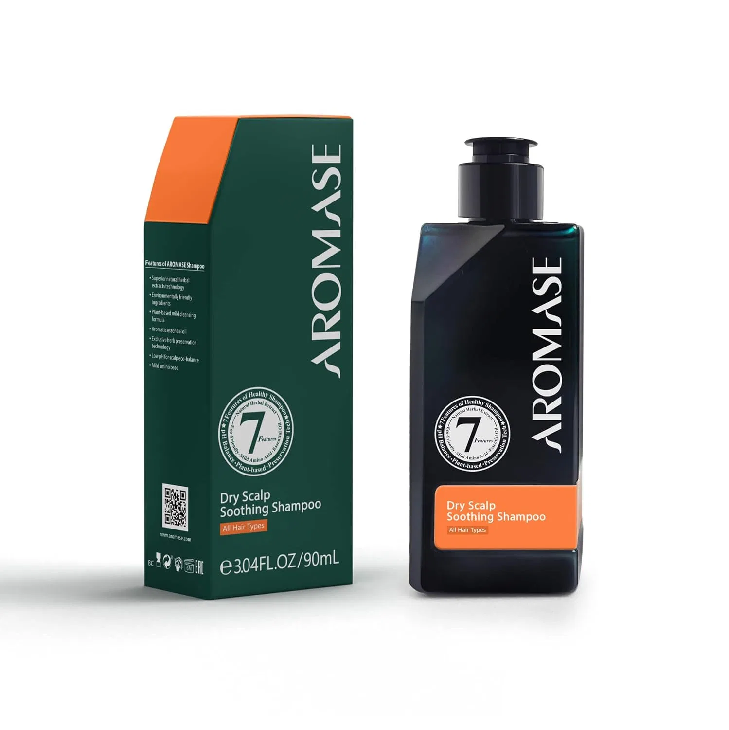 Шампунь AROMASE Sensitive Essential для чувствительной кожи головы, 90 мл Aromase