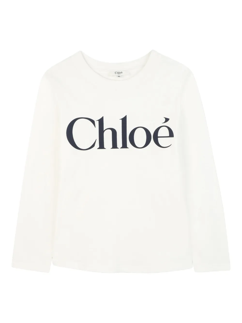 

Футболка с логотипом Chloé Kids, белый