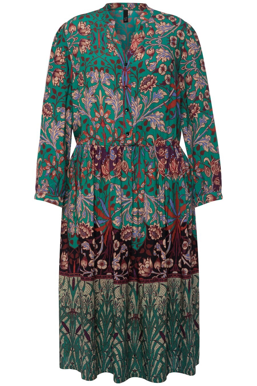 

Платье миди Ulla Popken Dress, разноцветный
