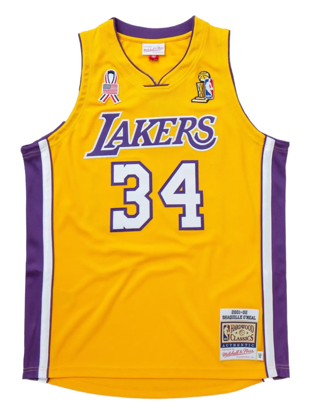 

Жилет с логотипом X La Lakers Mitchell & Ness, желтый