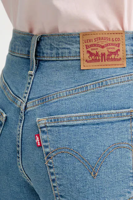 Джинсы прямого кроя Ribcage прямого кроя Ankle Levi's, синий — фото 4