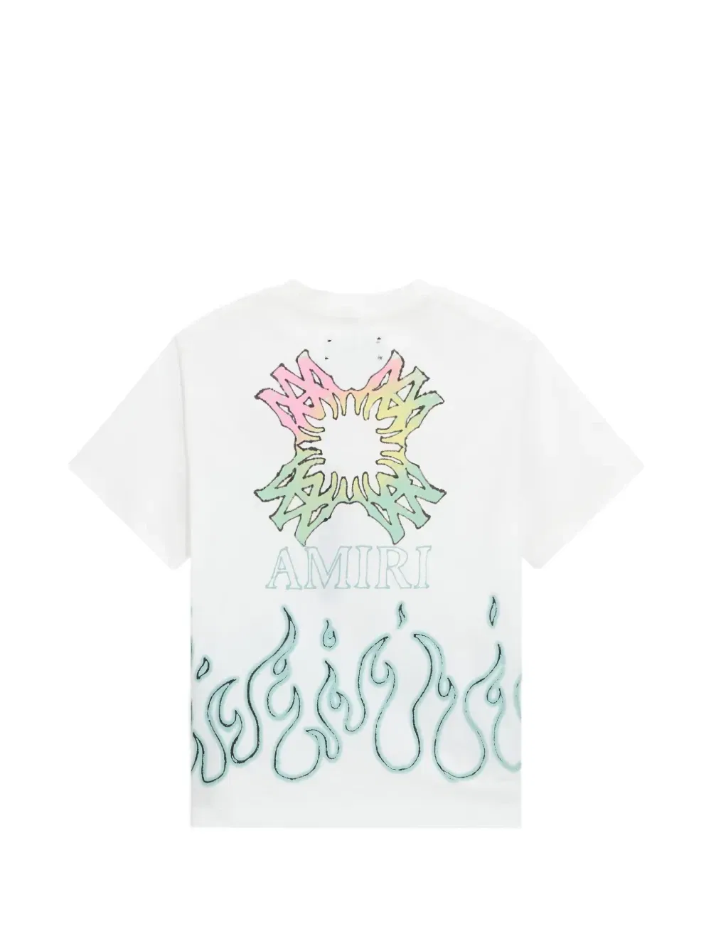 Футболка Quad Flames MA AMIRI, белый — фото 2