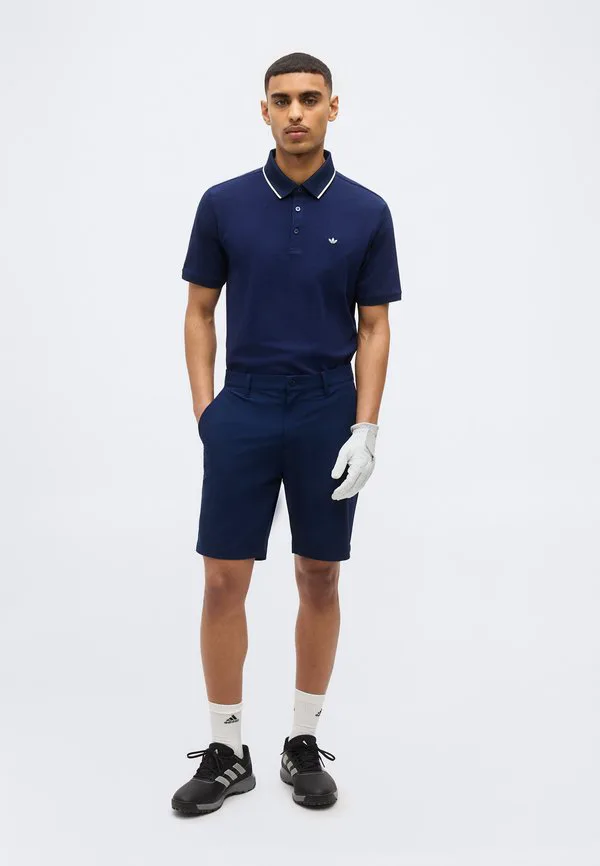 Однотонная рубашка поло Adidas Golf Originals, Night Indigo/Chalk White — фото 2