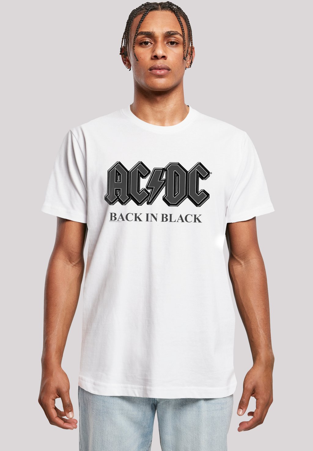 

Футболка с принтом ACDC F4NT4STIC, белый