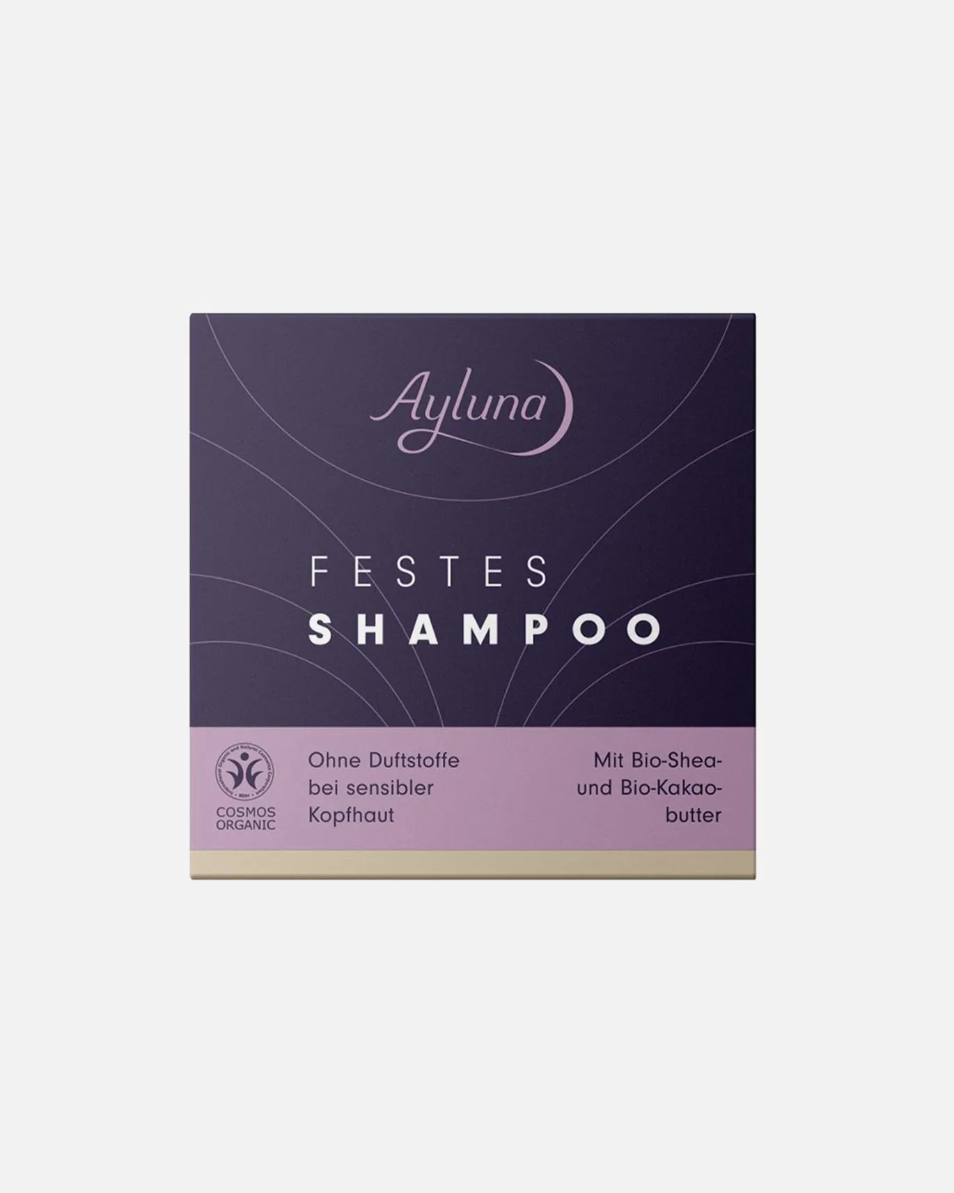 Твердый шампунь для чувствительной кожи. Ayluna Naturkosmetik, 60 гр