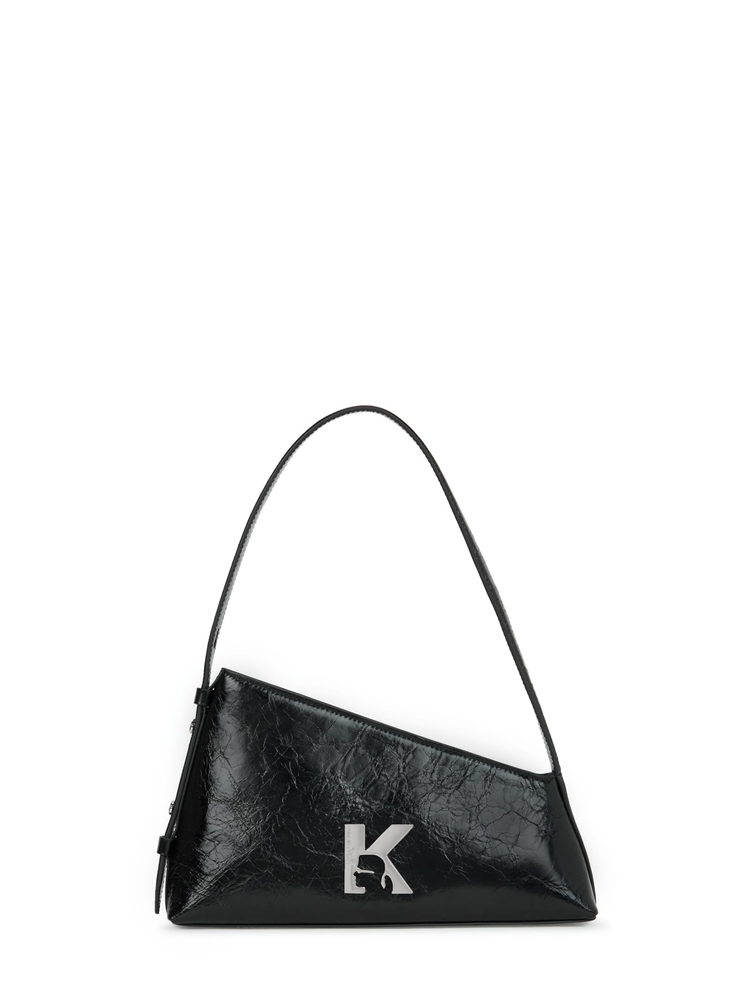 

KARL LAGERFELD JEANS Плечевая сумка 'Geo Hochglänzende Schultertasche' в черном цвете