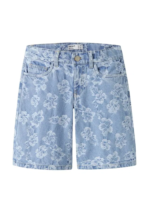 Свободные джинсовые шорты Name It, Light Blue Denim