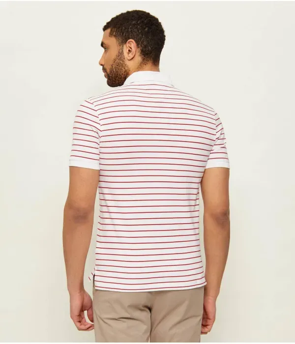 Поло 1985 slim fit Tommy Hilfiger, белый — фото 3