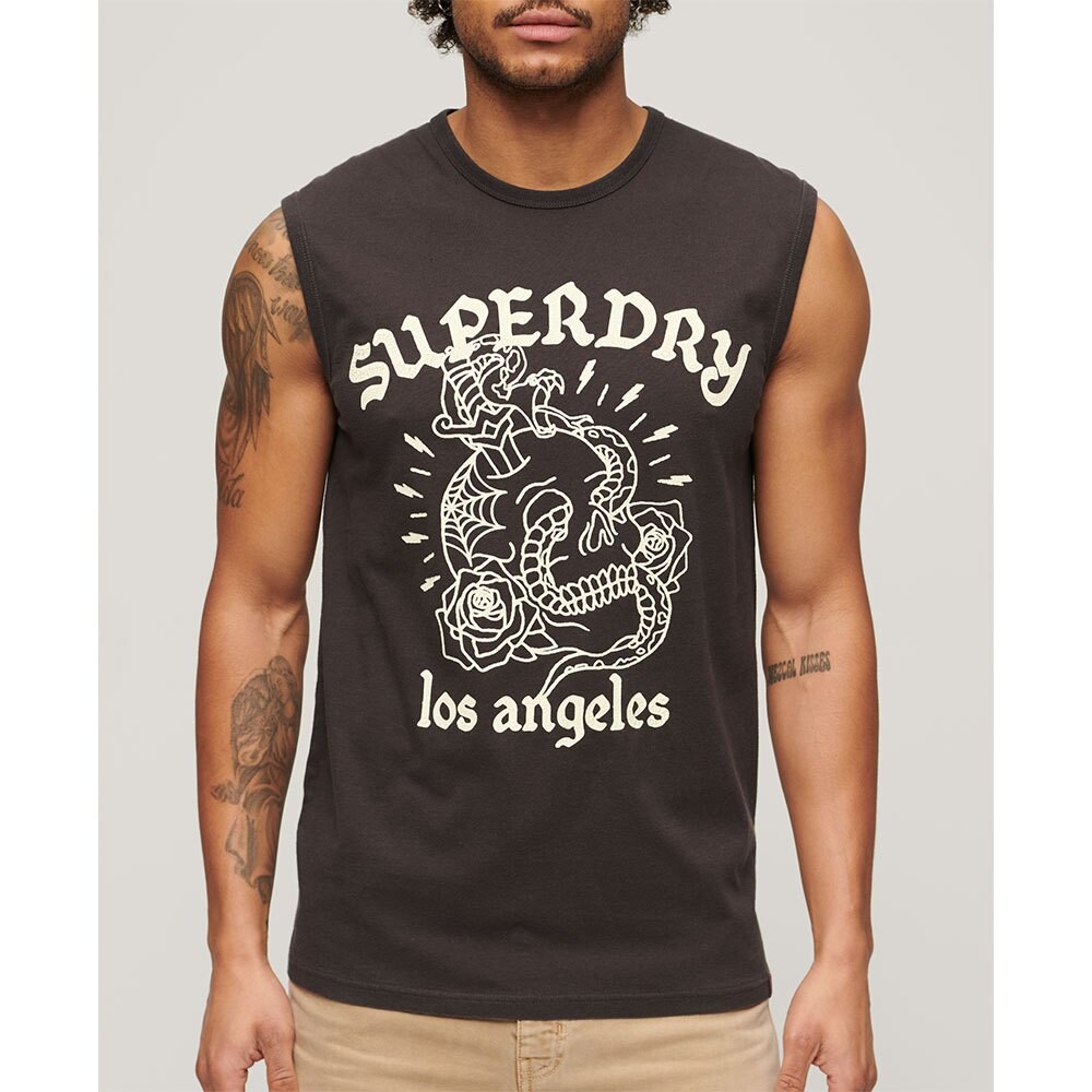 

Футболка Superdry Tattoo Graphic , коричневый