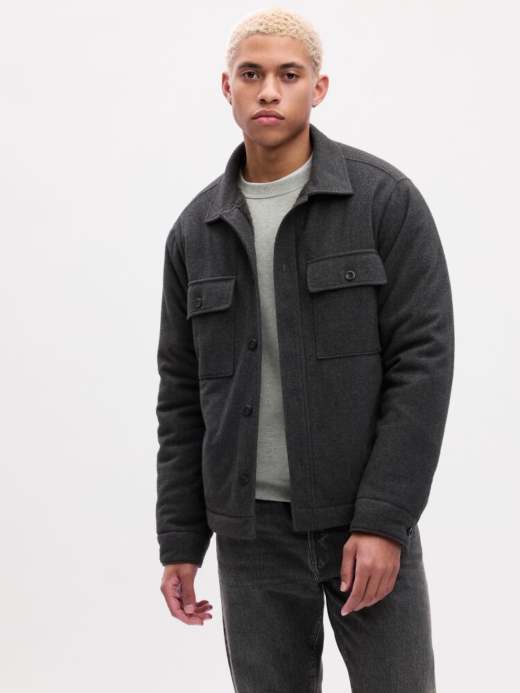 

Утепленная куртка Gap, серый