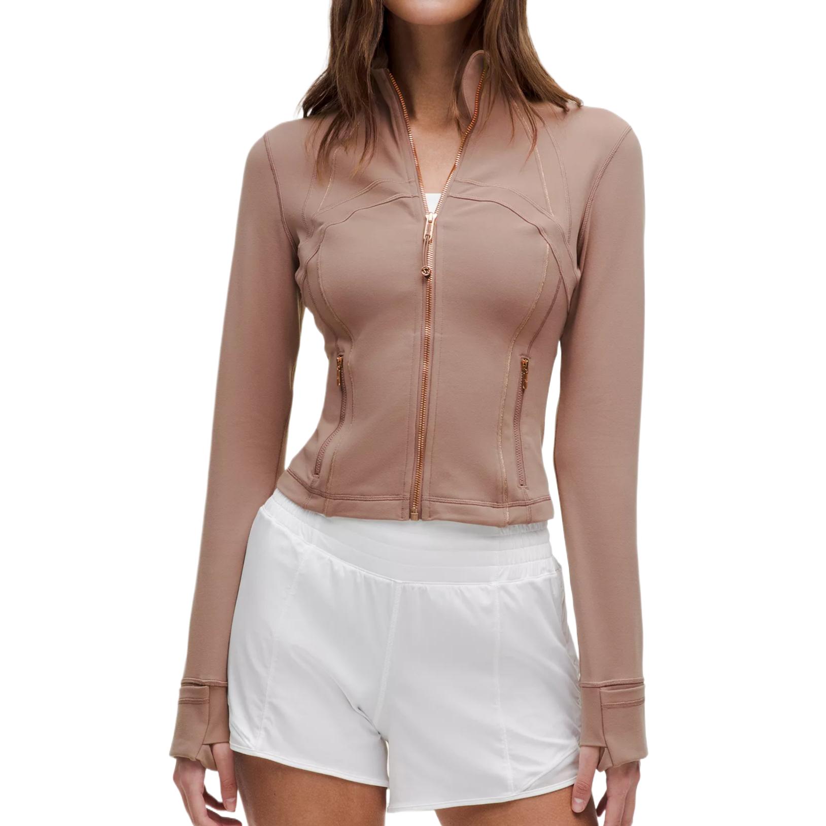 

Женская одежда для тренировок Lululemon, персиковый/светло-розовый