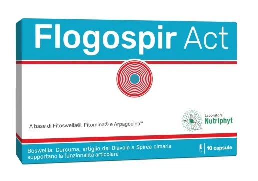 

Добавка Flogospir Act, 10 капсул Nutriphyt
