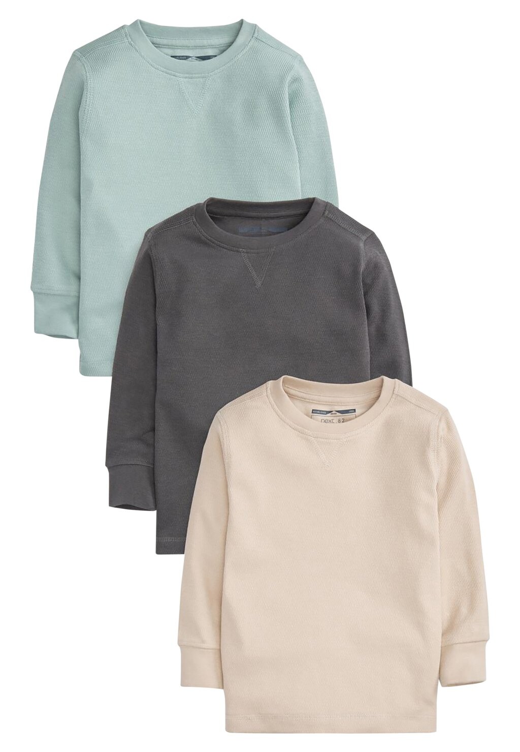 

Топ с длинными рукавами 3 PACK TEXTURED Next, цвет blue