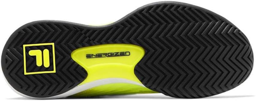 Мужские кроссовки Fila Speedserve Energized, белый/черный/желтый — фото 3