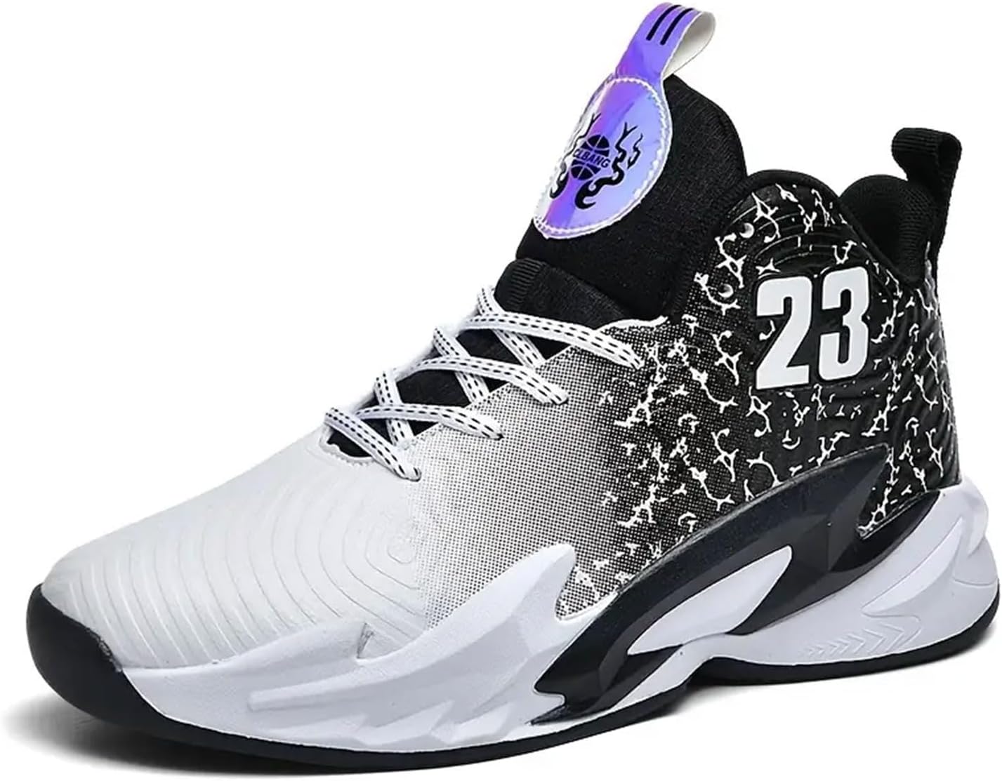 

Мужские баскетбольные кроссовки MAIZUN, модные, противоскользящие, легкие, дышащие, для улицы и бега, черный