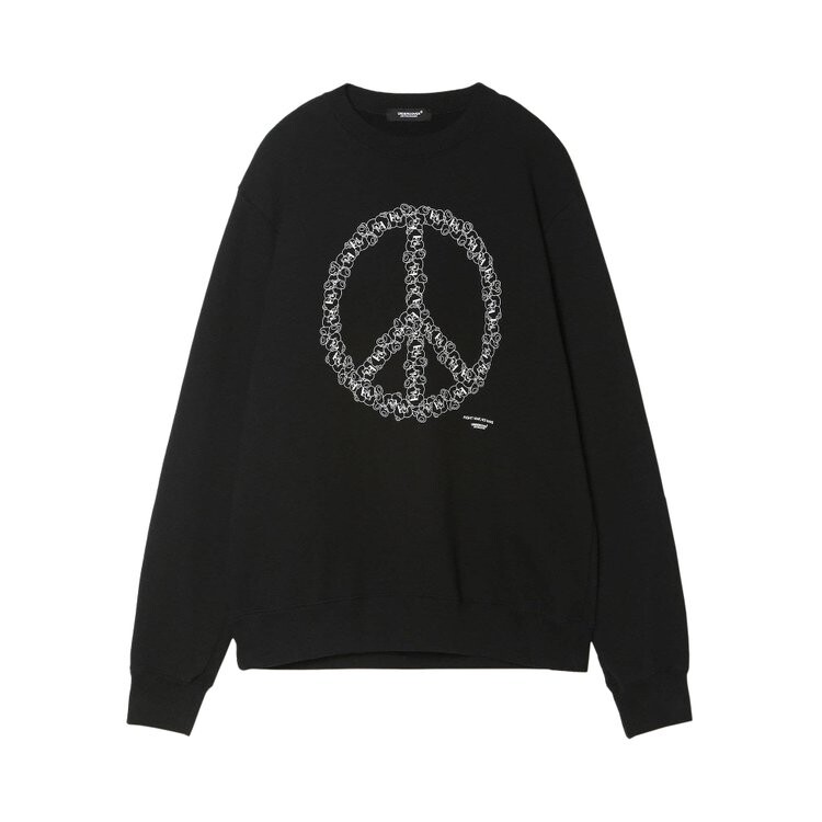 

Толстовка Undercover Peace Sign Sweatshirt, черный