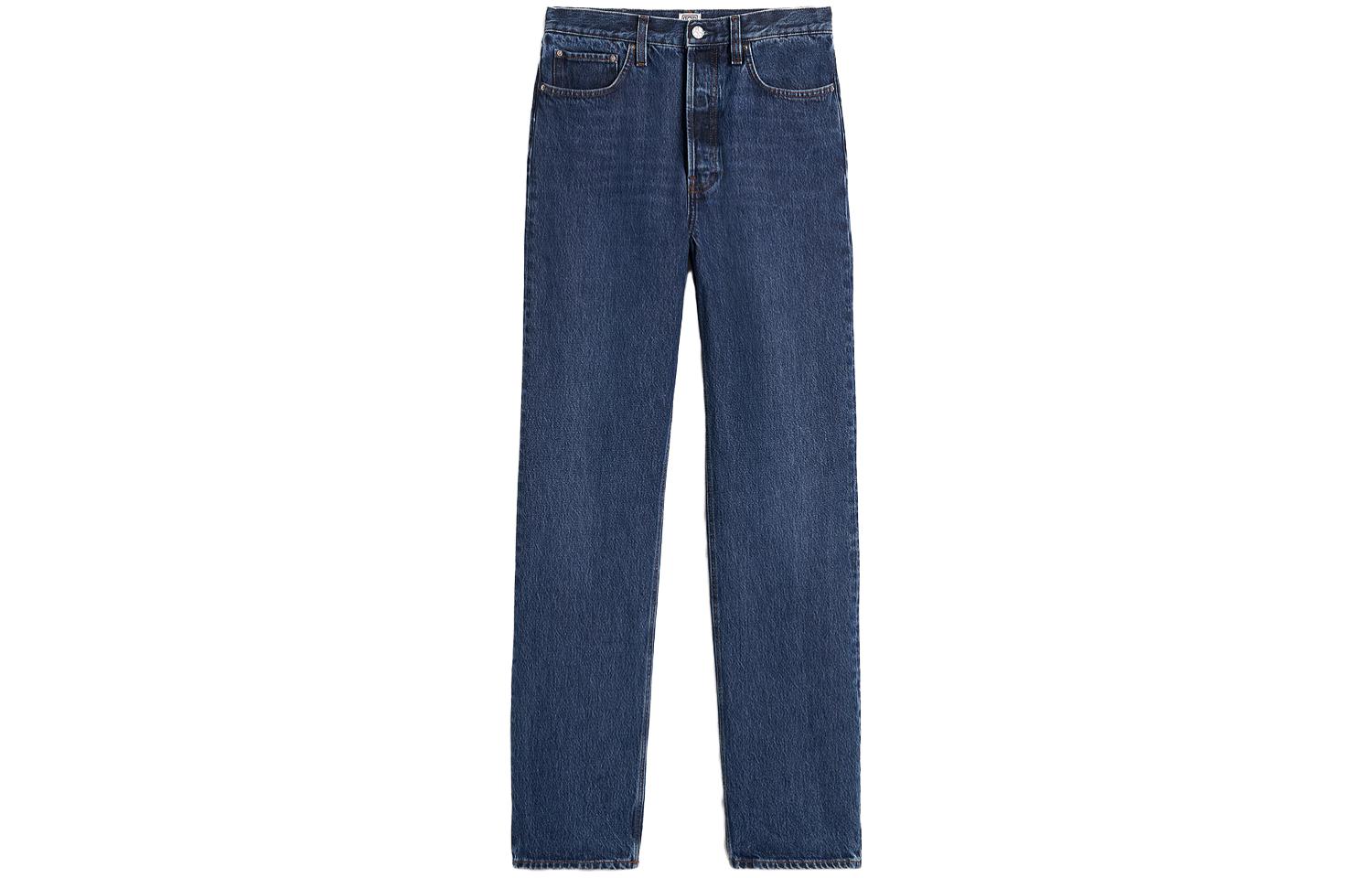 

Классические джинсы прямого кроя TOTEME, темно-синий