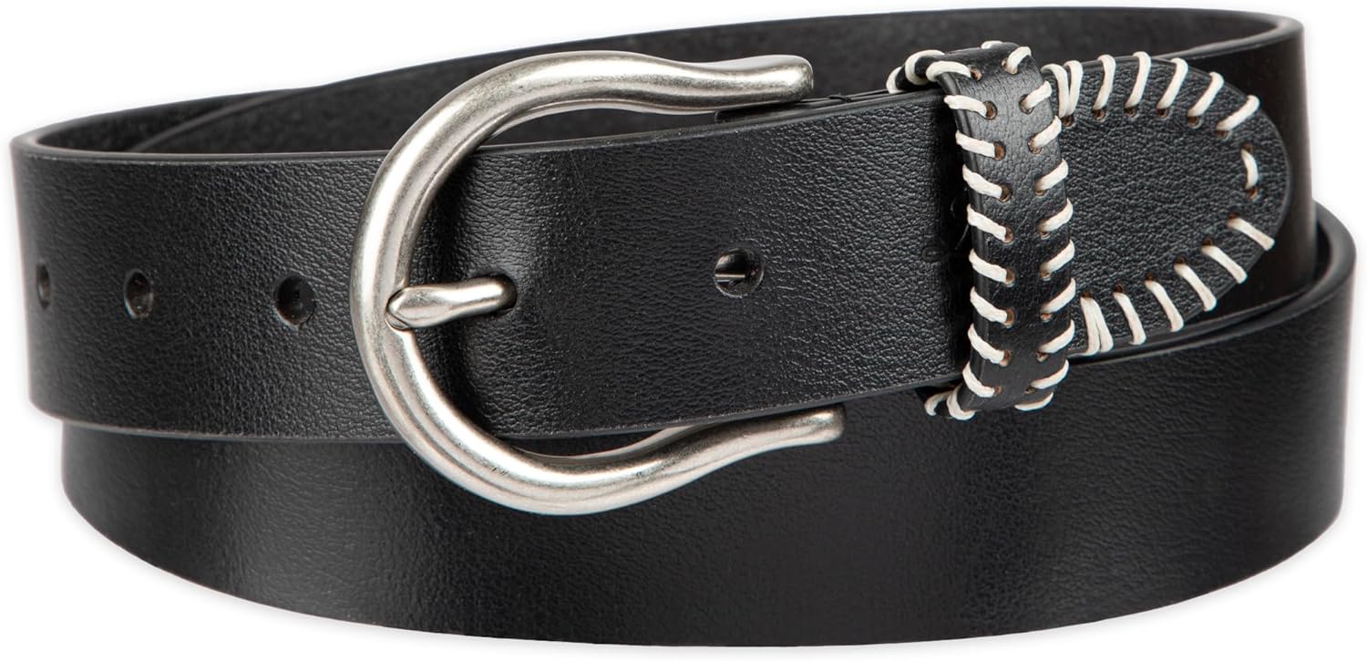 

Женский ремень Levi's с ниткой в стиле кэжуал для джинсов, юбок и платьев, Black