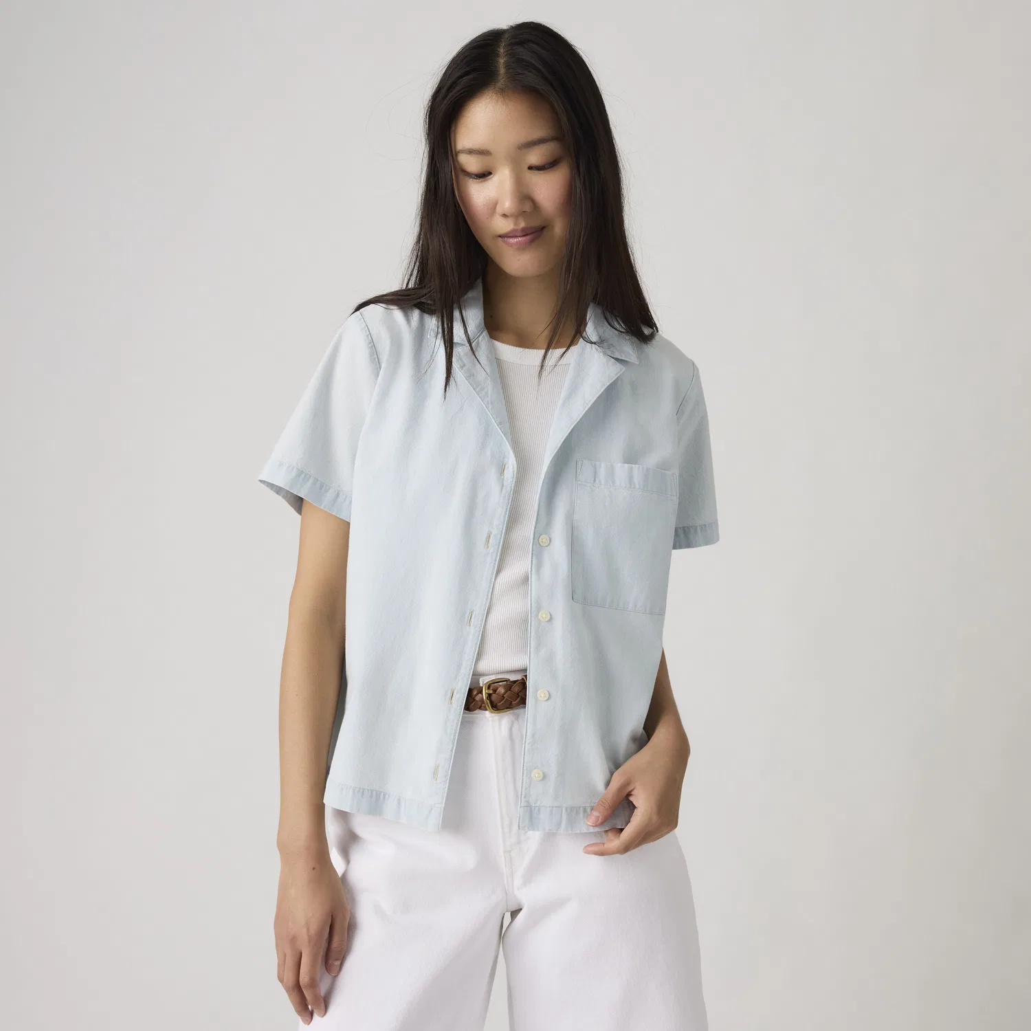 Рубашка Элби Кэмп Levi's, Medium Wash