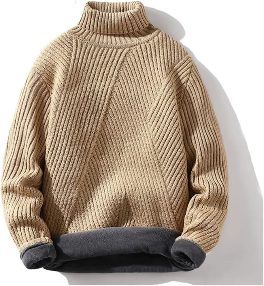 

Мужской флисовый водолазка свитер Pullover Harajuku Korean HEYDHSDC