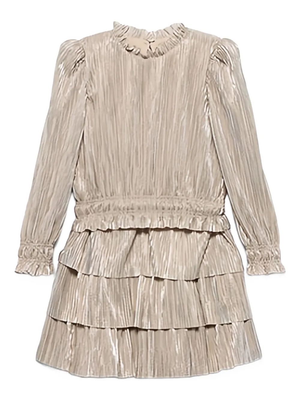 

Платье с плиссированными оборками Abel & Lula, нейтральный