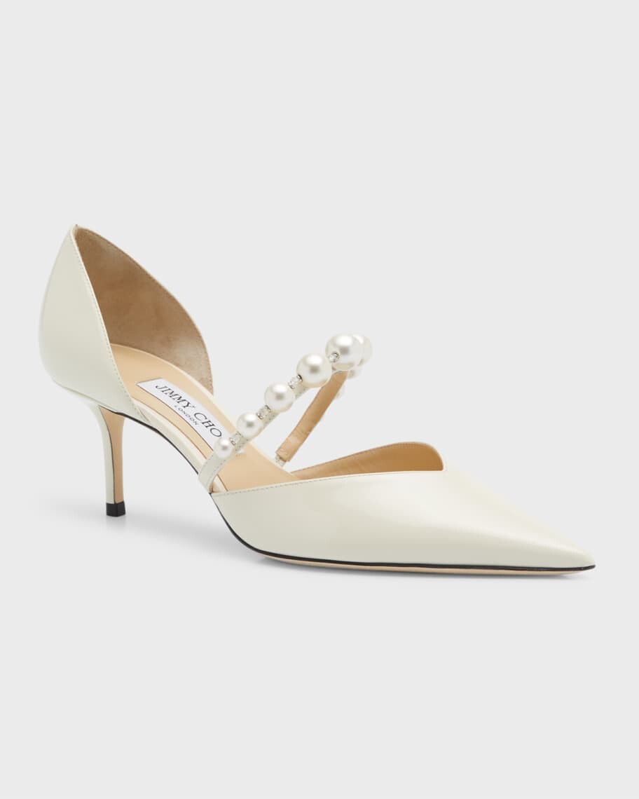 Туфли-лодочки Aurelie d'Orsay с жемчужной лентой Jimmy Choo — фото 4