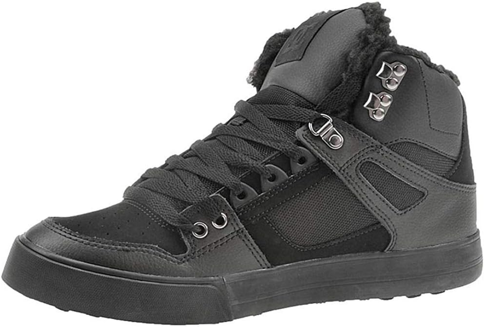 Мужские высокие кеды для скейтборда DC Men's Pure Dc Shoes, черный — фото 3