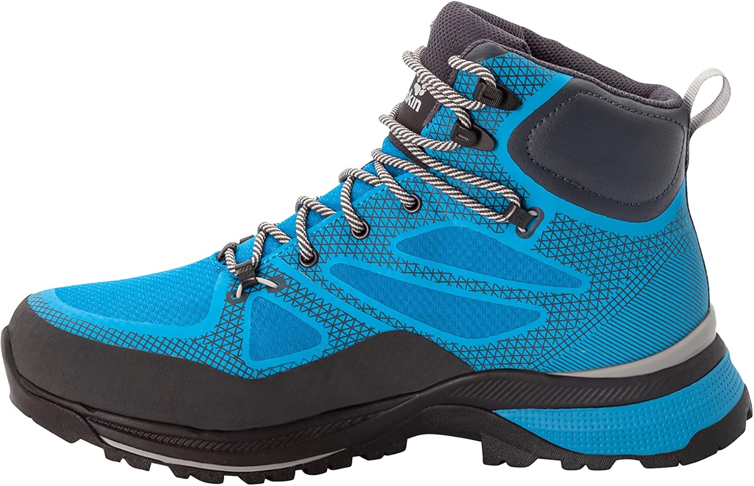 Мужские прогулочные кроссовки Jack Wolfskin Force Striker Texapore Mid M, голубой — фото 3
