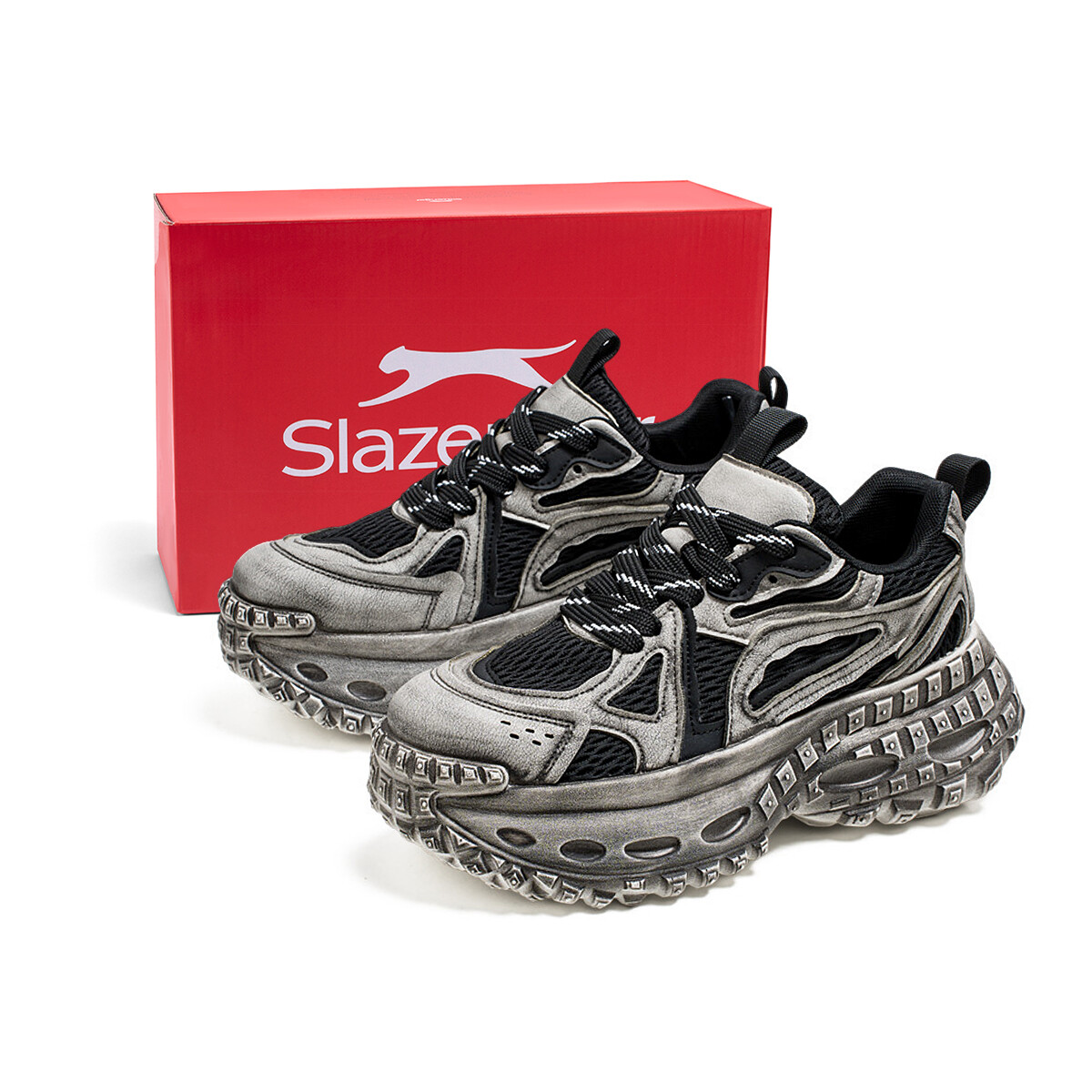 

Кроссовки Slazenger Chunky Sneakers Unisex Low-top, серый