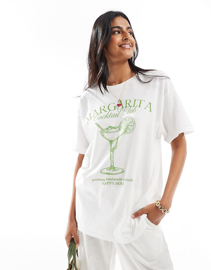 

Белая футболка оверсайз Miss Selfridge Margarita