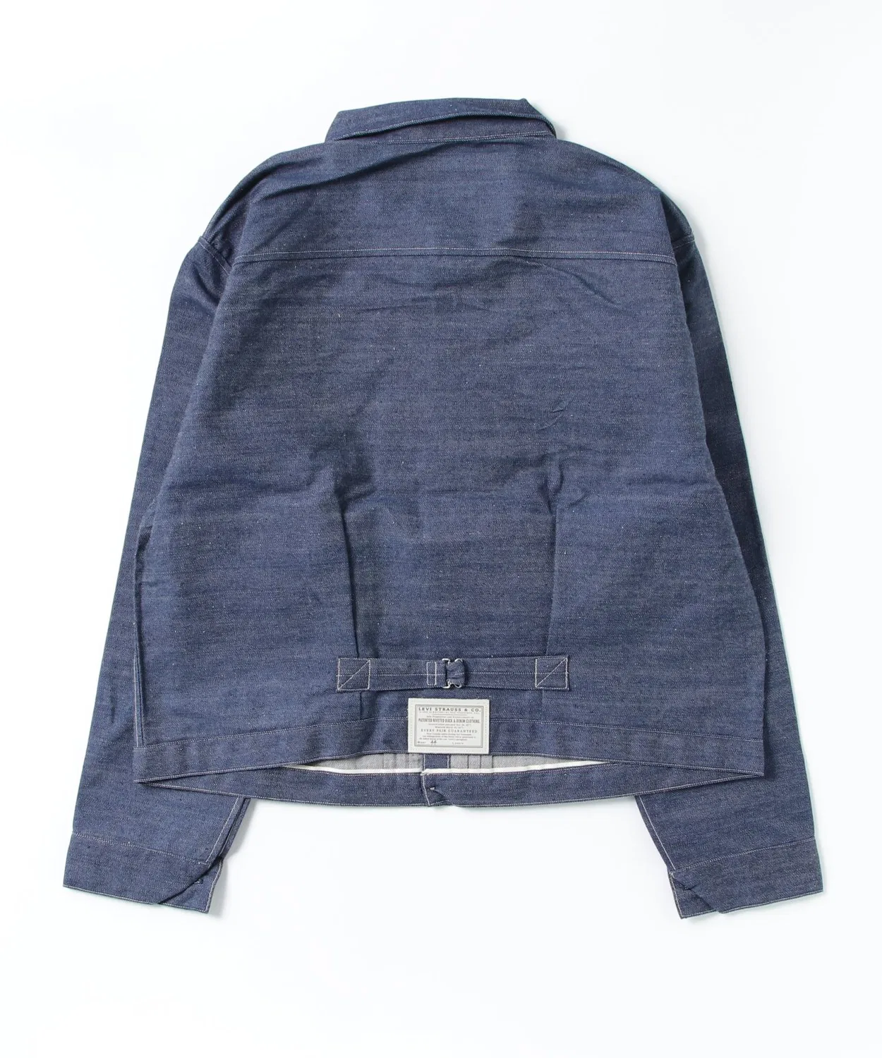 Куртка джинсовая Levi's Vintage Clothing 1879 модель Plaited Blouse Organic, темно-синий — фото 2