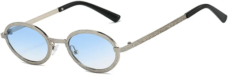 

Винтажные овальные металлические солнцезащитные очки для женщин и мужчин в стиле ретро, ​​для рыбалки, вождения, с защитой от УФ-излучения UV400 KTUCN, 10