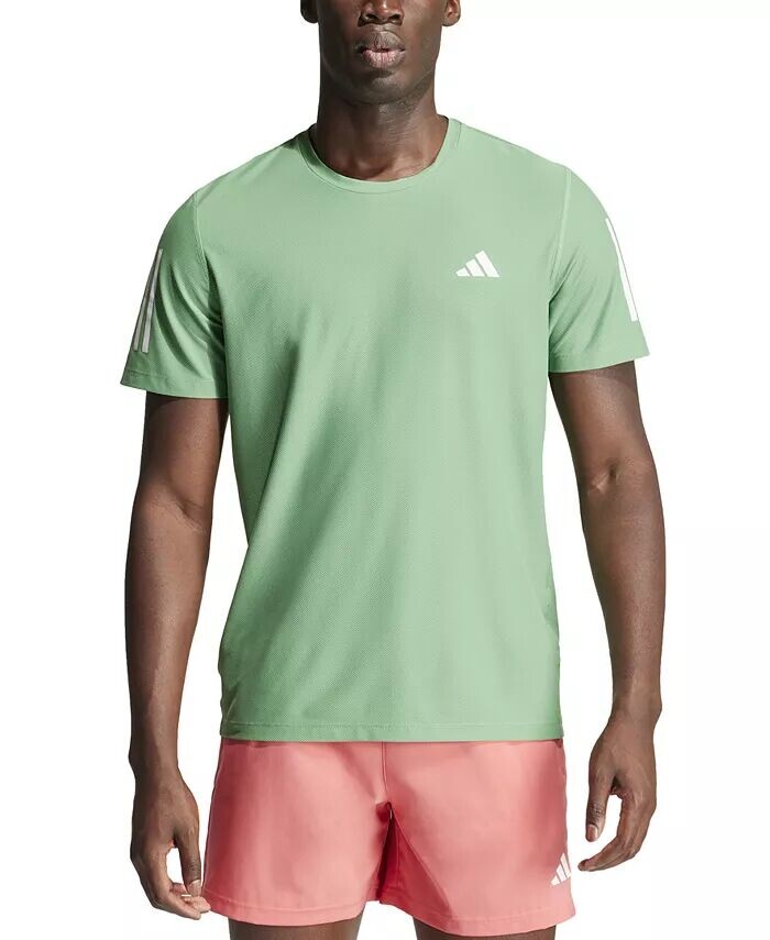

Мужская влагоотводящая футболка Own The Run adidas, зеленый
