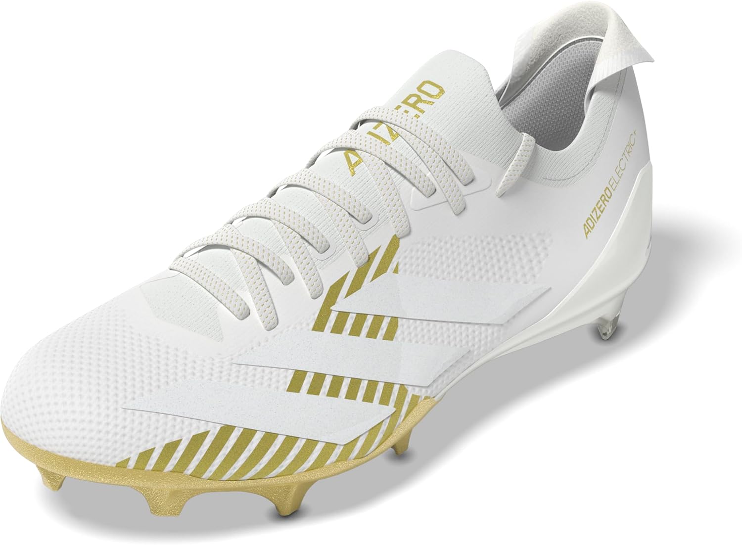 Мужские кроссовки adidas Adizero Electric, белый/золотой — фото 4