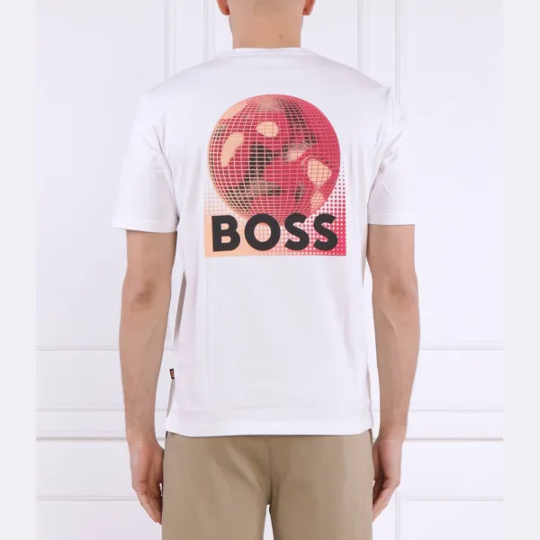 Футболка свободного кроя Teeuniverse Boss, белый — фото 2