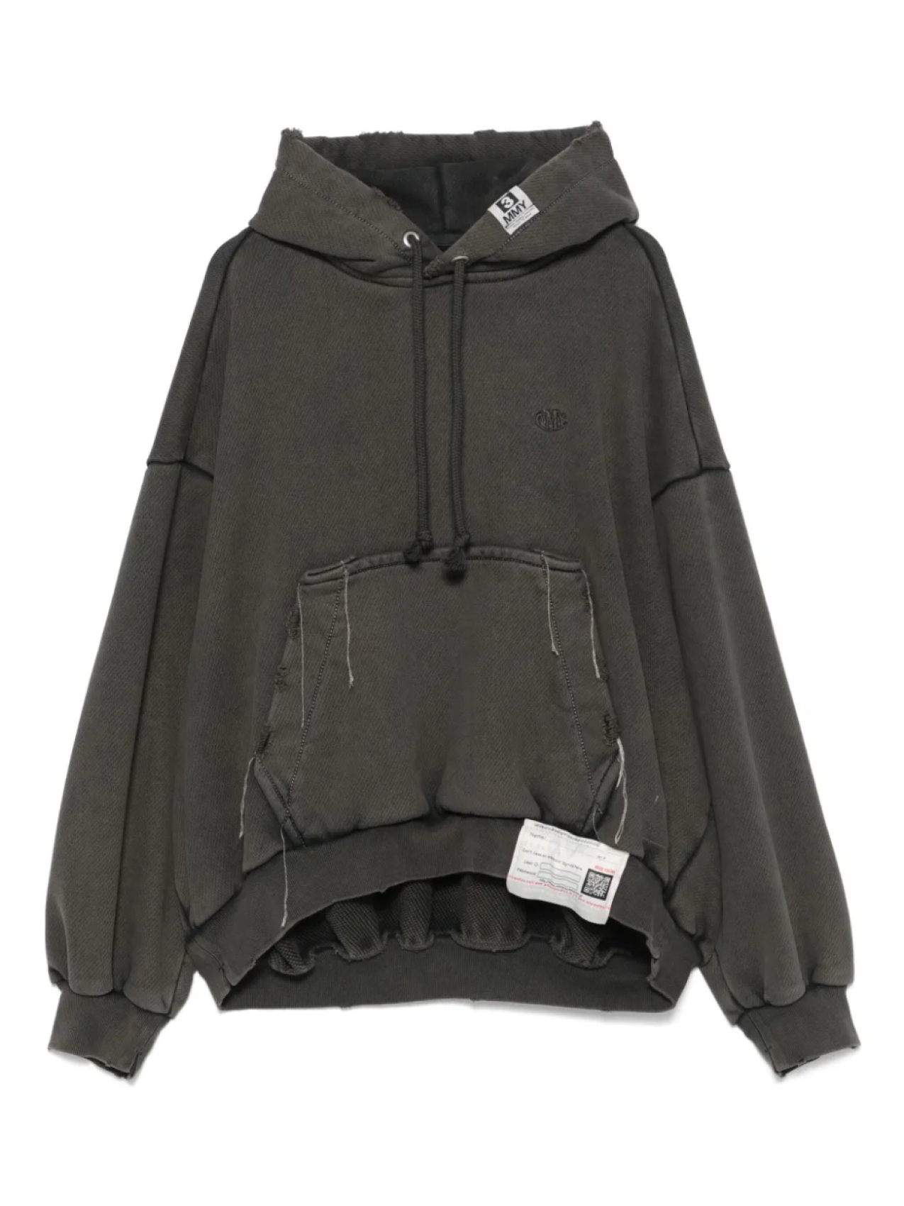 

Maison MIHARA YASUHIRO худи Amateur Sewn Like, черный