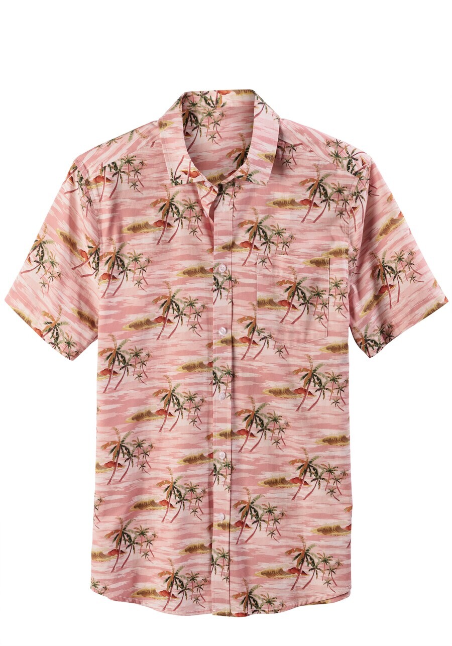 

Повседневная рубашка BEACH TIME Regular fit Button Up Shirt, розовый
