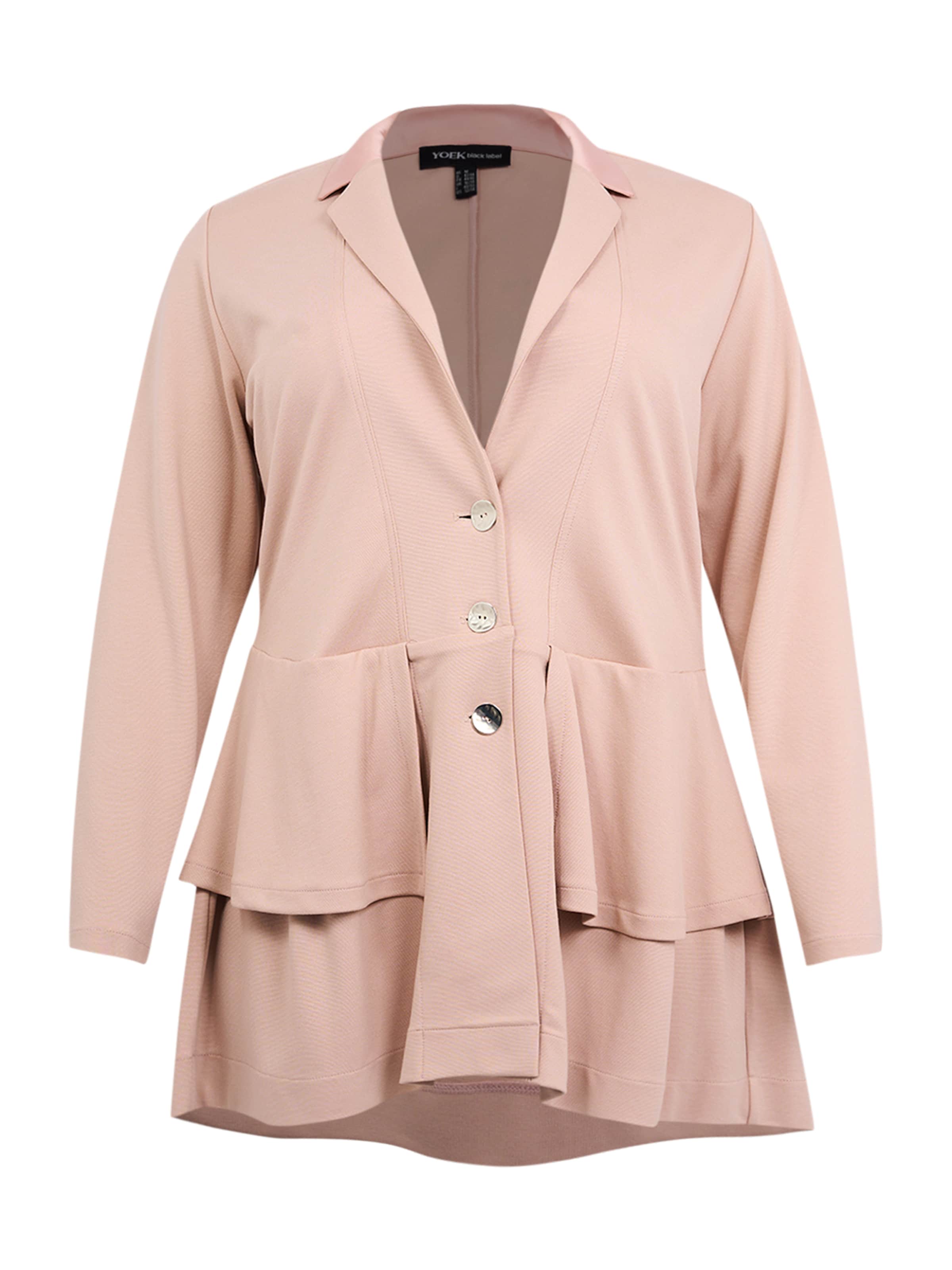

YOEK Пиджак в персиковом цвете