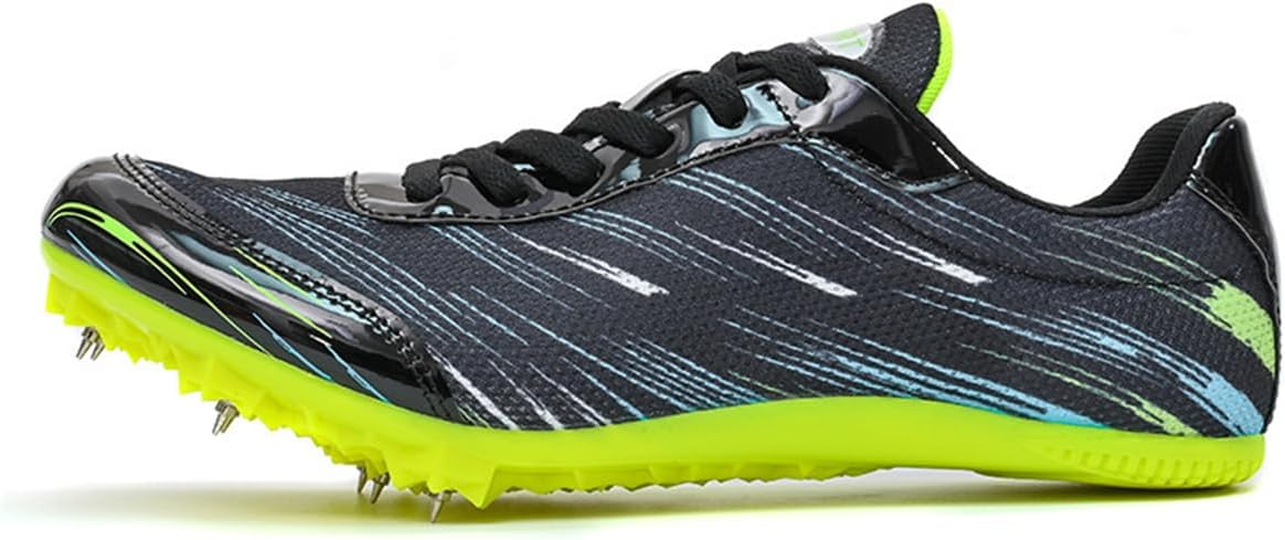 

Кроссовки с шипами для бега, мужские и женские, для легкой атлетики, профессиональные дышащие для спринта и соревнований Donfaauk, черный